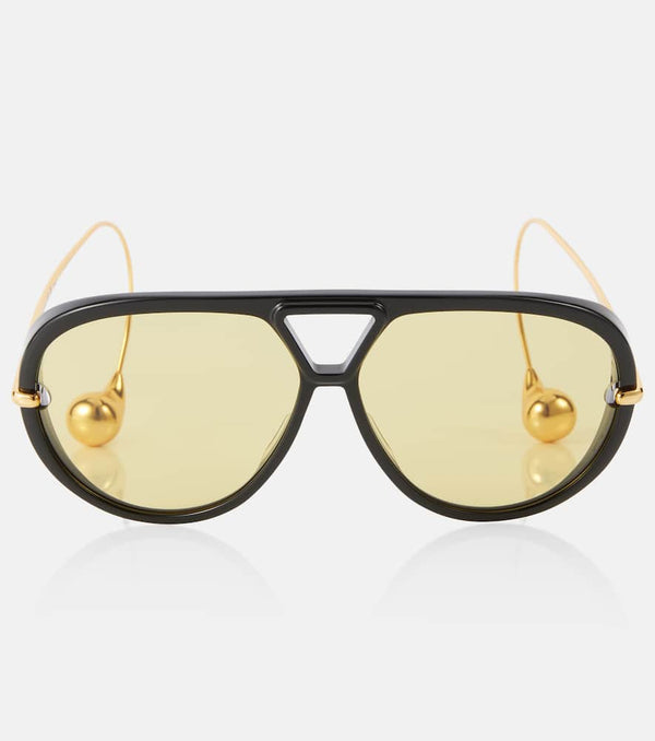 Bottega Veneta Drop aviator sunglasses | LYBSTORE