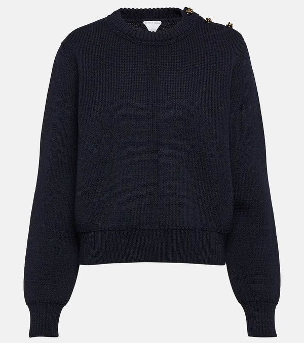 Bottega Veneta Embellished wool sweater | LYBSTORE