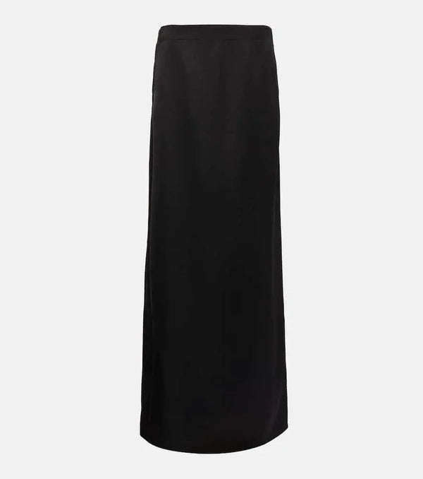 Bottega Veneta High-rise twill slip skirt | LYBSTORE