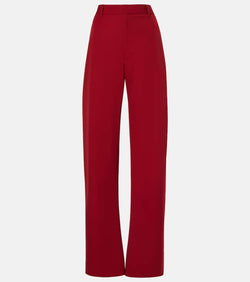 Bottega Veneta High-rise wool twill straight pants