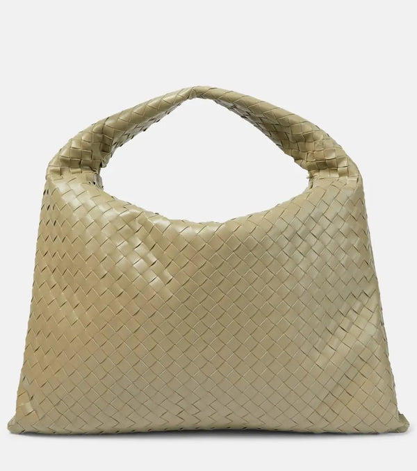 Bottega Veneta Hop Intrecciato Large leather tote bag | LYBSTORE