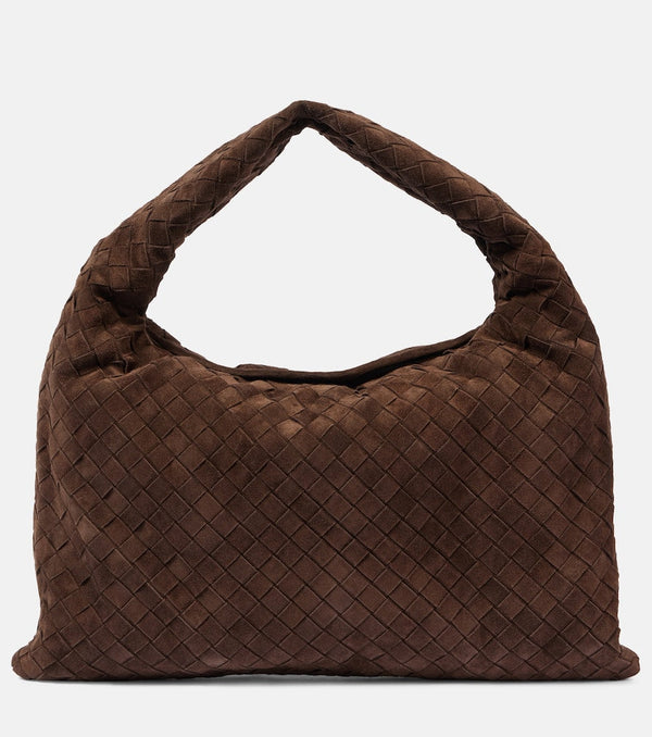 Bottega Veneta Hop Intrecciato Small suede tote bag