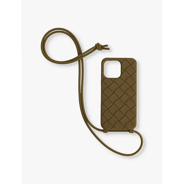 Bottega Veneta Intrecciato iPhone Max silicon phone case | Bottega Veneta