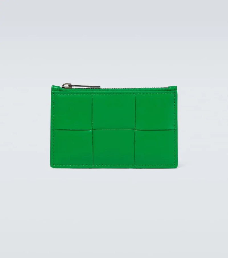 Bottega Veneta Intrecciato leather cardholder