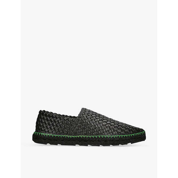 Mens Bottega Veneta Intrecciato leather espadrilles