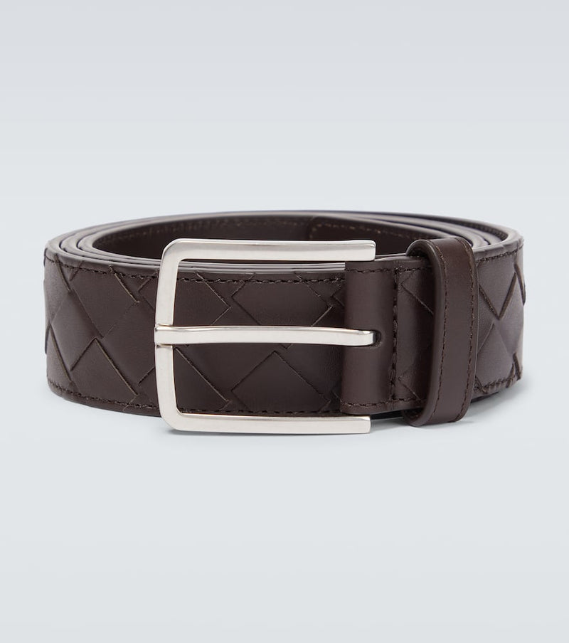 Bottega Veneta Intreccio leather belt