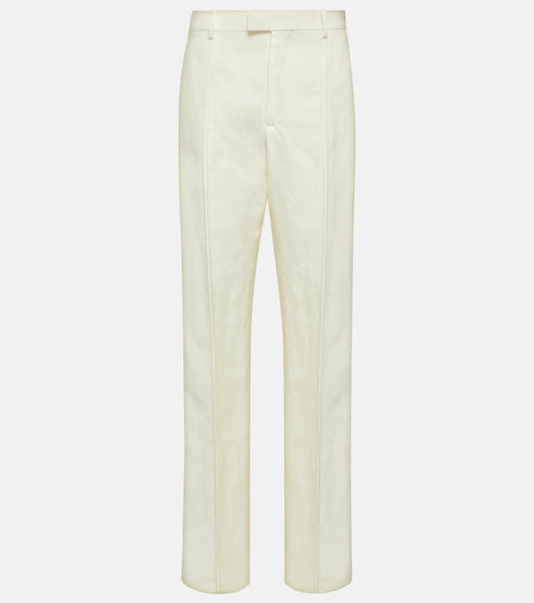 Bottega Veneta Linen straight pants