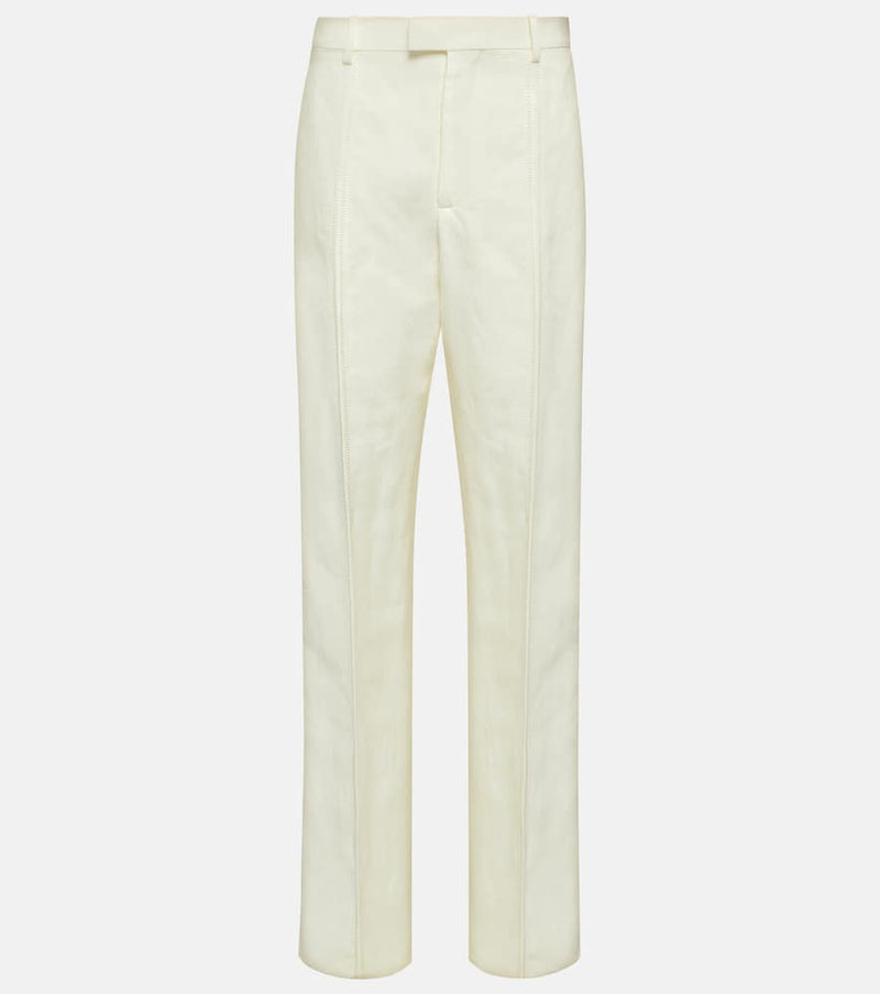 Bottega Veneta Linen straight pants