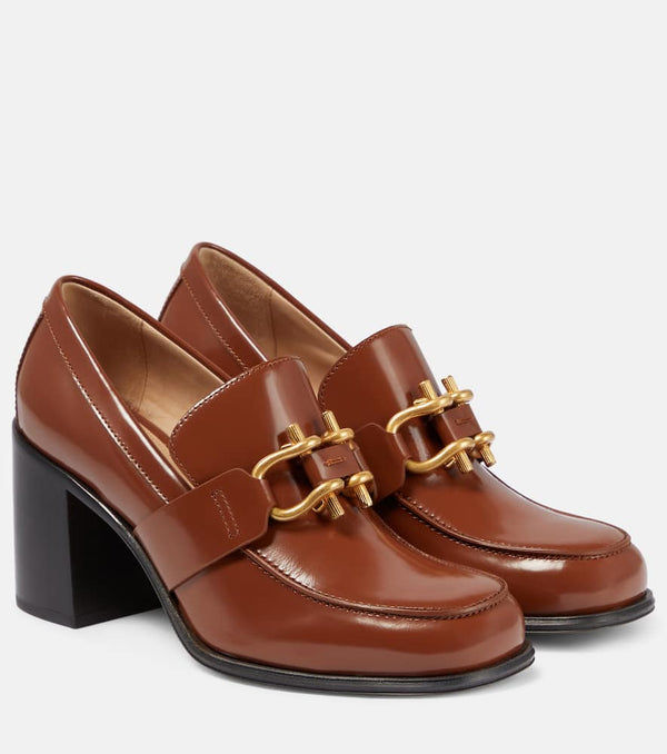 Bottega Veneta Monsieur 70 leather loafer pumps