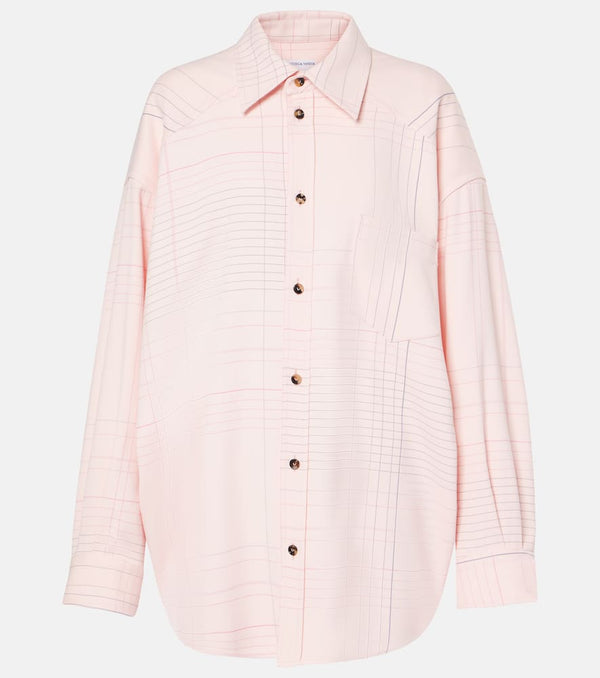 Bottega Veneta Notebook oversized printed shirt