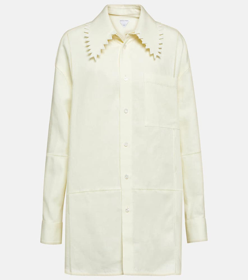 Bottega Veneta Oversized linen shirt