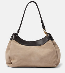 Bottega Veneta Parachute Knot Maxi suede shoulder bag