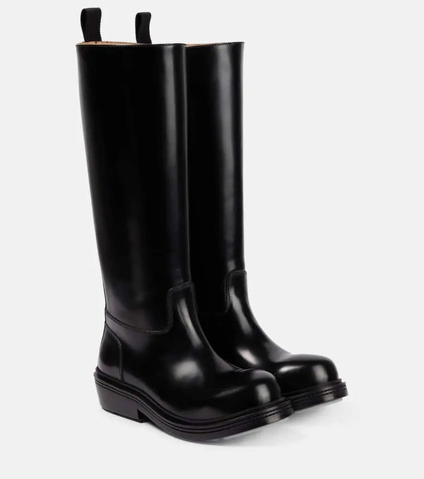 Bottega Veneta Patent leather knee-high boots | LYBSTORE