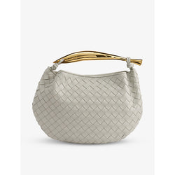 Bottega Veneta Sardine intrecciato-weave leather top-handle bag