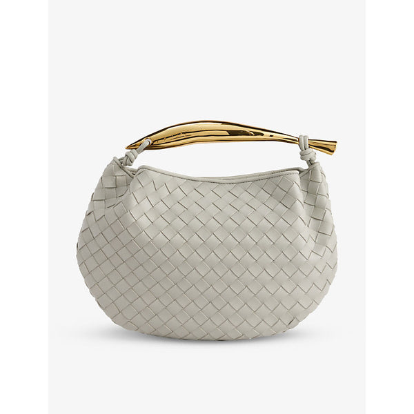 Bottega Veneta Sardine intrecciato-weave leather top-handle bag | LYBSTORE