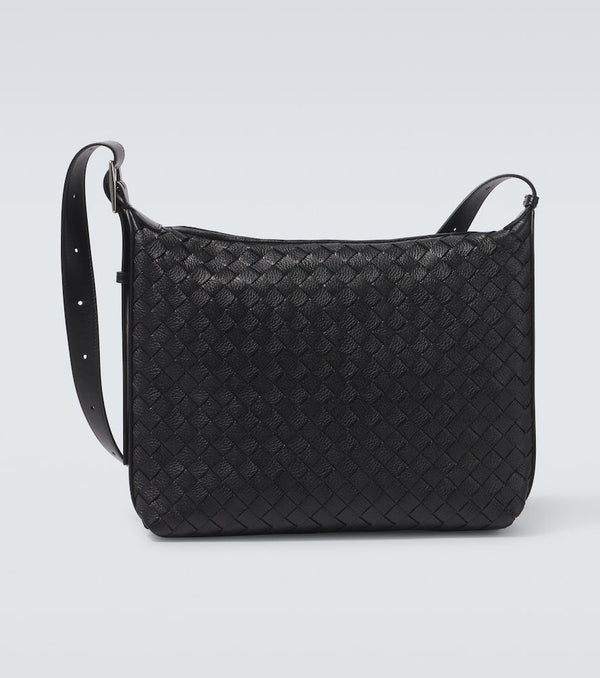 Bottega Veneta Traveler Small Intreccio leather shoulder bag