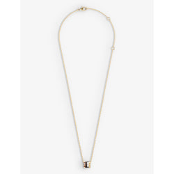 Boucheron Quatre Classique 18ct yellow, white and rose-gold and diamond necklace | LYBSTORE