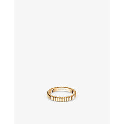 Boucheron Quatre Grosgrain 18ct yellow gold wedding band