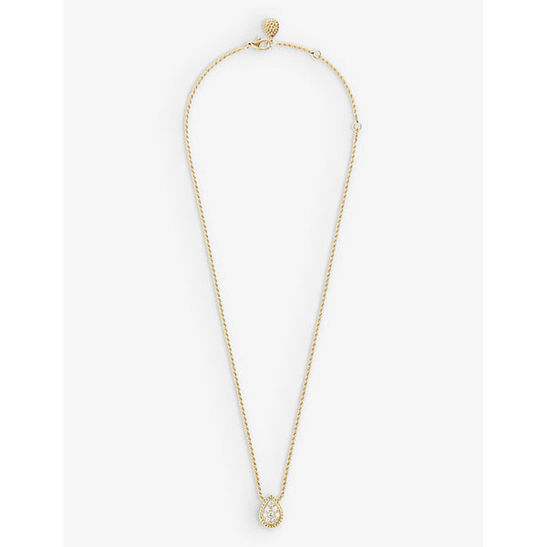 Boucheron Serpent Bohème 18ct yellow-gold and diamond pendant necklace