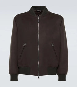 Brioni Wool and cashmere bomber jacket