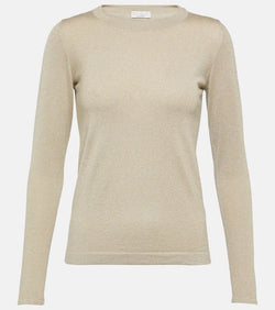 Brunello Cucinelli Cashmere and silk-blend sweater | LYBSTORE