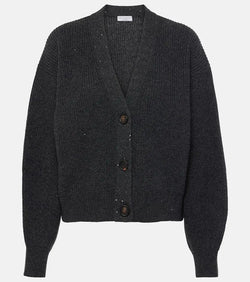 Brunello Cucinelli Cashmere-blend cardigan