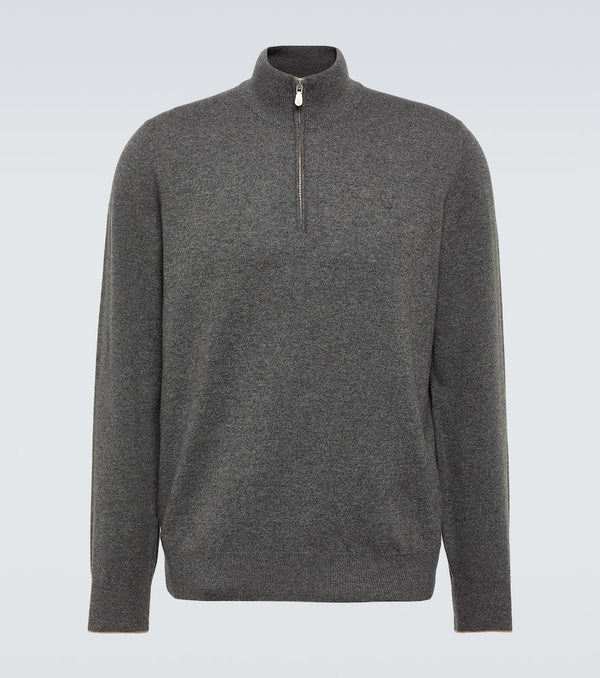 Brunello Cucinelli Cashmere half-zip sweater