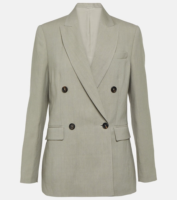 Brunello Cucinelli Double-breasted blazer | LYBSTORE