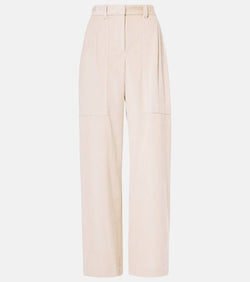 Brunello Cucinelli High-rise cotton corduroy straight pants