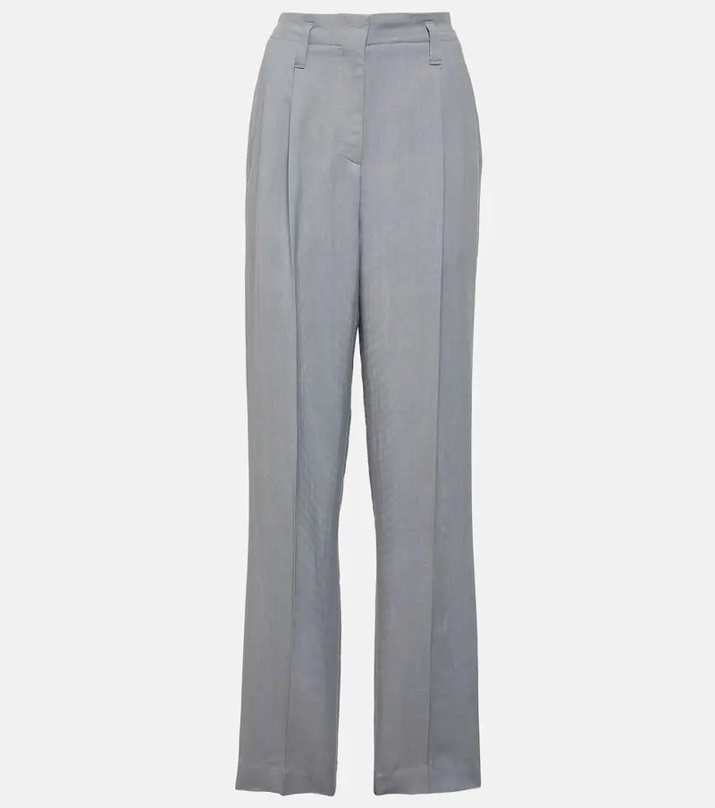 Brunello Cucinelli High-rise straight pants | LYBSTORE