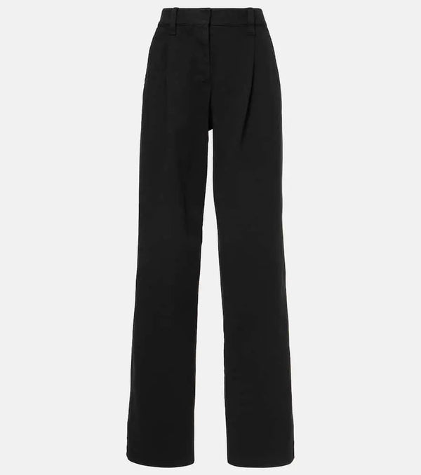 Brunello Cucinelli High-rise wide-leg jeans | LYBSTORE