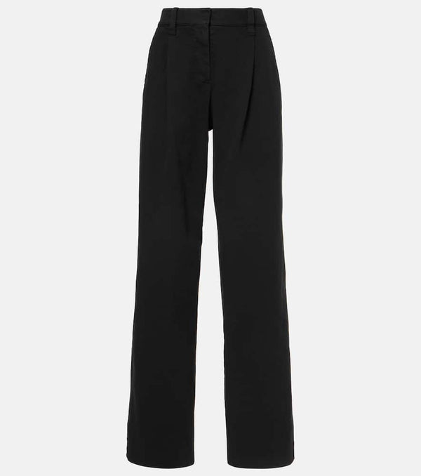 Brunello Cucinelli High-rise wide-leg jeans