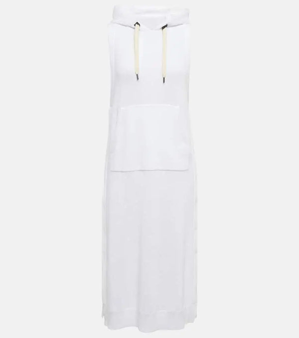 Brunello Cucinelli Hooded midi dress | LYBSTORE