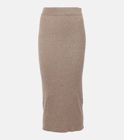 Brunello Cucinelli Knitted midi skirt | LYBSTORE