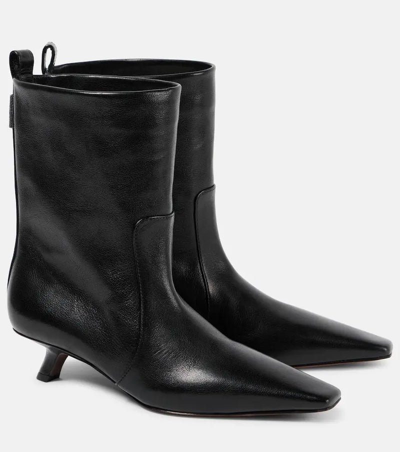 Brunello Cucinelli Leather ankle boots