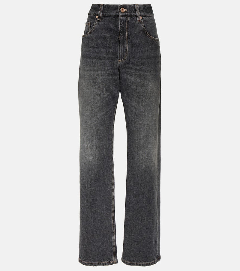 Brunello Cucinelli Mid-rise straight jeans