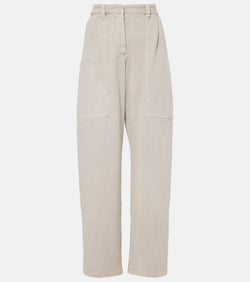 Brunello Cucinelli Mid-rise wide-leg jeans