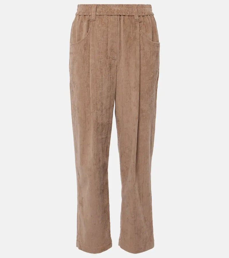 Brunello Cucinelli Pleated straight pants | LYBSTORE