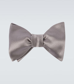 Brunello Cucinelli Silk and cotton satin bow tie