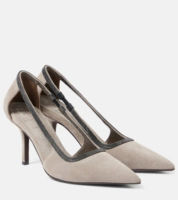 Brunello Cucinelli Suede pumps | LYBSTORE