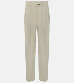 Brunello Cucinelli Twill wide-leg pants | LYBSTORE