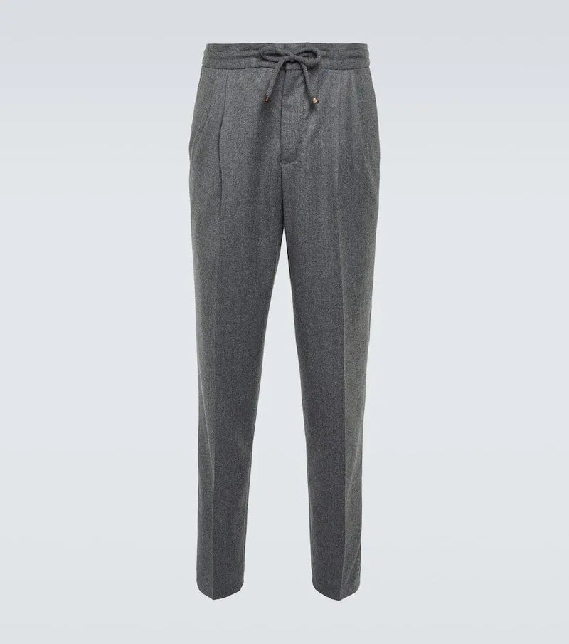 Brunello Cucinelli Virgin wool tapered pants