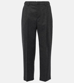 Brunello Cucinelli Wool and cashmere straight pants