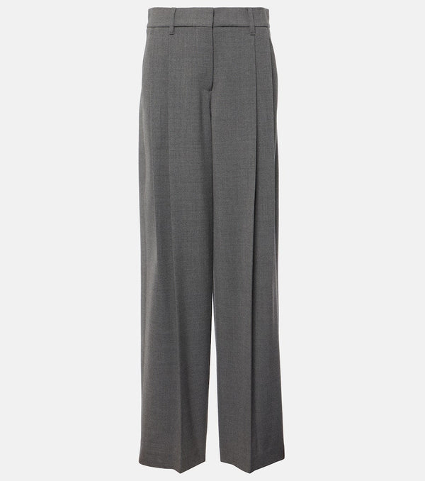 Brunello Cucinelli Wool wide-leg pants | LYBSTORE