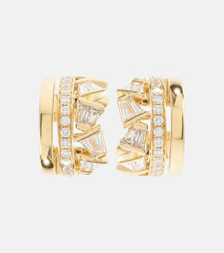 Bucherer Fine Jewellery 18kt gold earrings with diamonds