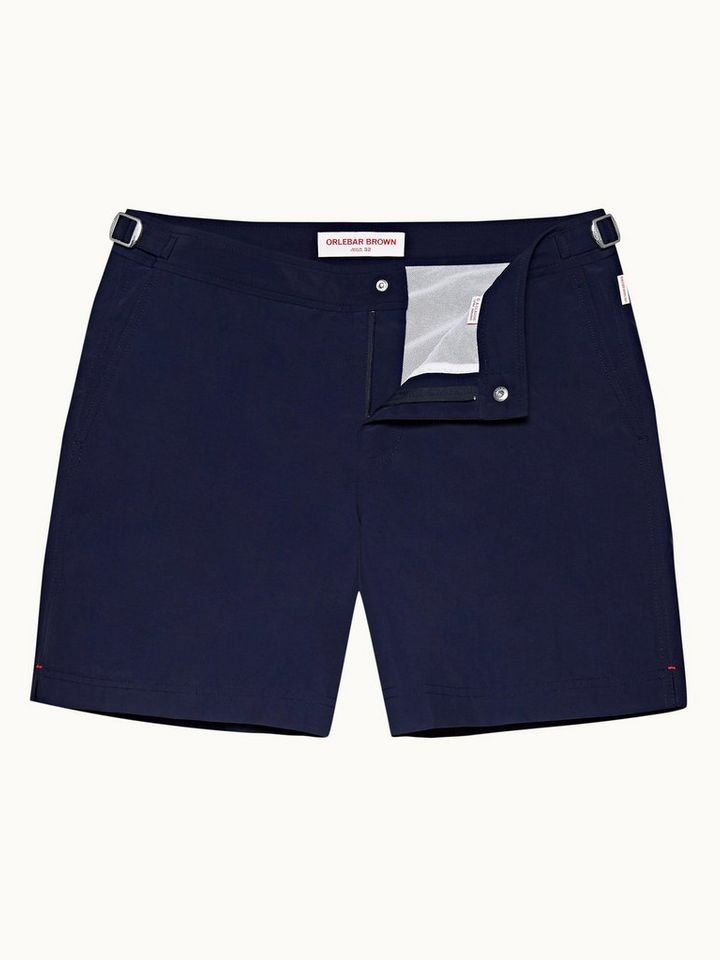 Bulldog - Navy Mid-Length Swim Shorts