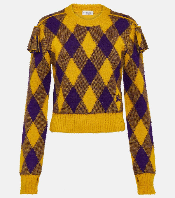 Burberry Argyle wool jacquard sweater