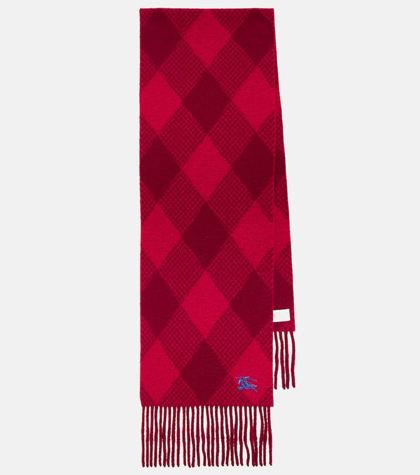 Burberry Argyle wool scarf