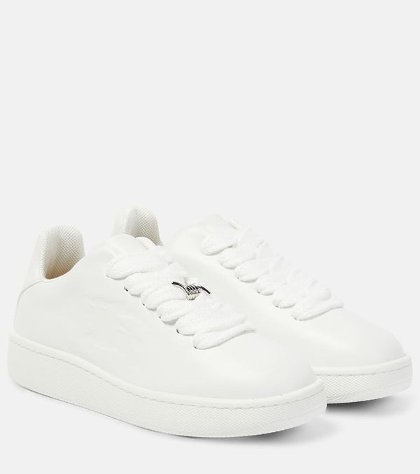 Burberry Box leather sneakers