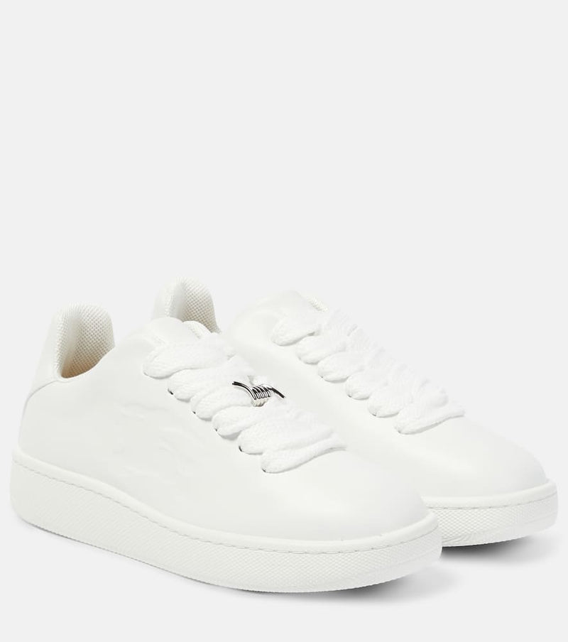 Burberry Box leather sneakers